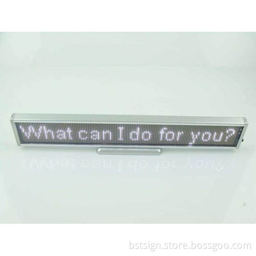 White Colour LED Desktop Display (BST-B16128AW)